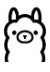 Ollama 官方标志：羊驼线稿风格图标（品牌识别，常见于安装包与文档）