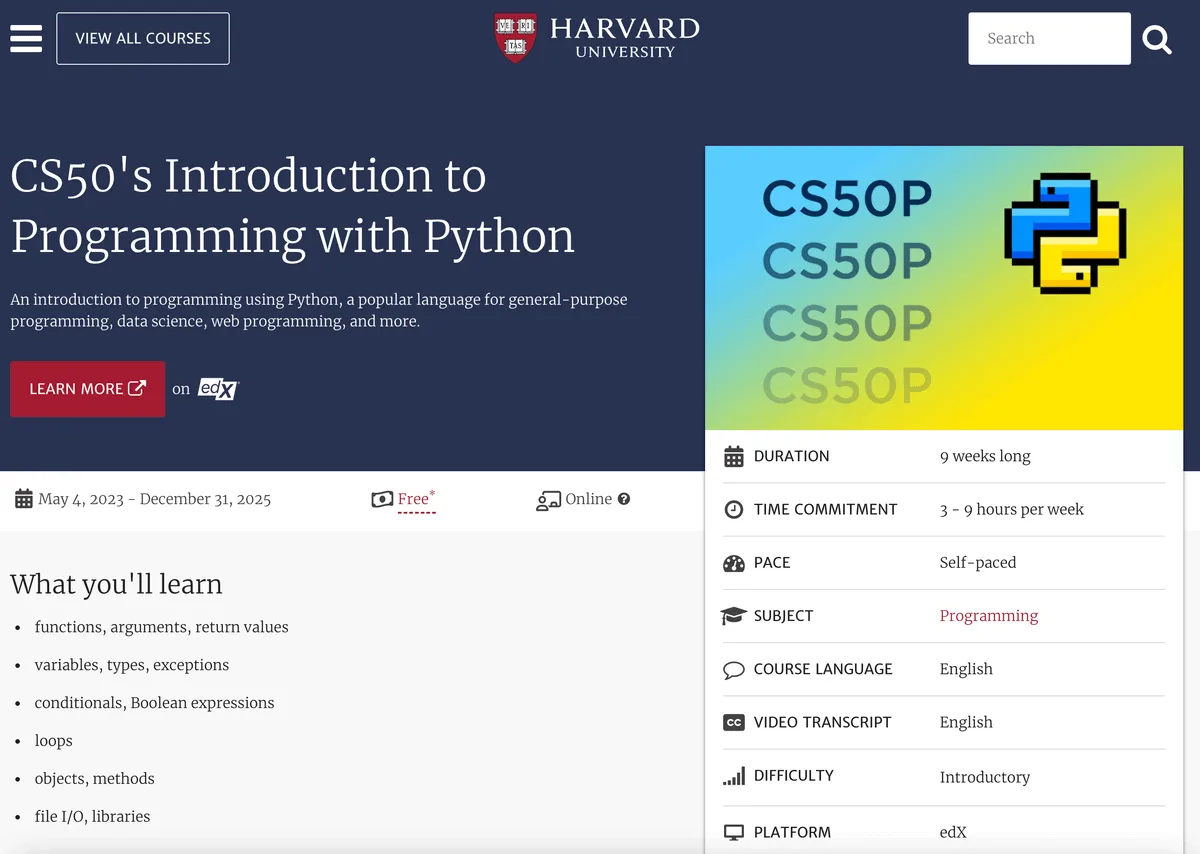 CS50 Python