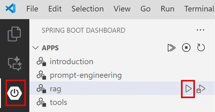 Spring Boot Dashboard