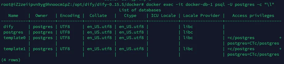docker compose down 后使用 docker volume ls 确认 volume 仍然存在