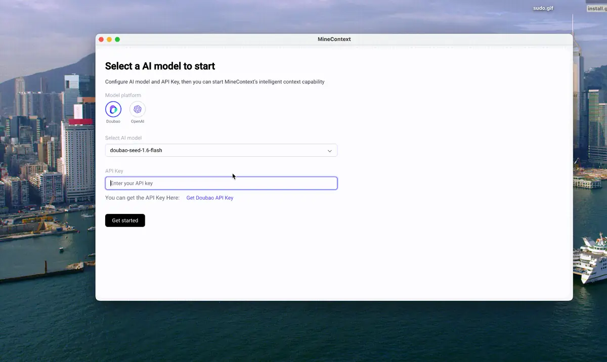 Enter API-Key