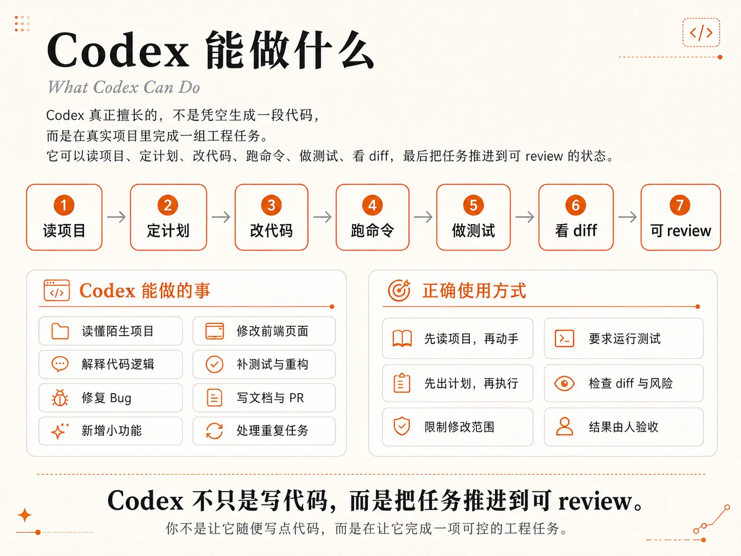 Codex能做什么的内容