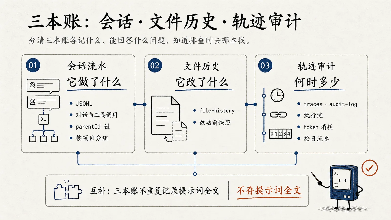 三本账的分工